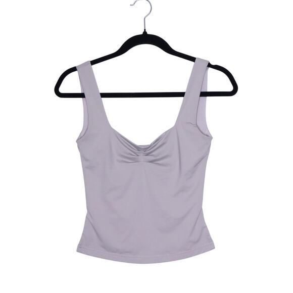 PRINCESS POLLY Rehna Top Grey Pinched Front Wide Strap Casual Women's 2 - Picture 1 of 13